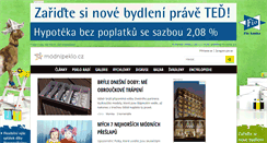 Desktop Screenshot of modnipeklo.cz