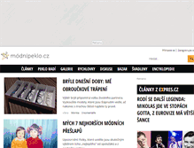 Tablet Screenshot of modnipeklo.cz